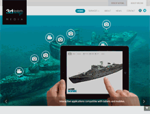 Tablet Screenshot of 3deepmedia.com